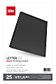 Office Depot® Brand Binding Backs, 8 3/4" x 11 1/4", Black, Pack Of 25