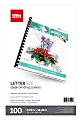 Office Depot® Brand Clear Binding Covers, 8-3/4" x 11-1/4", Box Of 100 1 thumbnail image