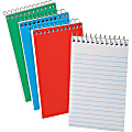 Oxford® Pocket-Size Memo Books, 3" x 5", Narrow Ruled, 60 Sheets, Assorted Colors, Pack Of 3