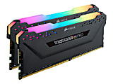 CORSAIR Vengeance RGB PRO - DDR4 - kit - 32 GB: 2 x 16 GB - DIMM 288-pin - 3200 MHz / PC4-25600 - CL16 - 1.35 V - unbuffered - non-ECC - black