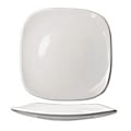 International Tableware Quad™ Square Porcelain Plates, 7" x 7", White, Case Of 24 Plates