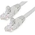 StarTech.com 6in (15cm) CAT6 Ethernet Cable, LSZH (Low Smoke Zero Halogen) 10 GbE Snagless 100W PoE UTP RJ45 Gray Network Patch Cord, ETL 1 thumbnail image
