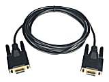 Tripp Lite 6ft Null Modem Serial DB9 RS232 Cable Adapter Gold F/F 6' - Null modem cable - DB-9 (F) to DB-9 (F) - 6 ft - molded