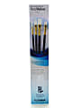 Princeton Real Value Series 9130 Brush Set, Assorted Sizes, Synthetic, Blue, Set Of 4 1 thumbnail image