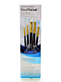 Princeton Real Value Series 9136 Brush Set, Assorted Sizes, Synthetic, Blue, Set Of 5 1 thumbnail image