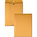 Quality Park Ridge 24 lb - Envelope - catalog - No. 97 - US No 13 (10 in x 13 in) - wallet - open end - clasp - brown - pack of 100 1 thumbnail image