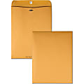 Quality Park Ridge Clasp Envelope - Clasp - #97 - 10" Width x 13" Length - 24 lb - Gummed - Kraft - 100 / Box - Kraft