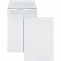 Quality Park® #28 Redi-Seal® Catalog Envelopes, Self-Sealing, White, Box Of 100