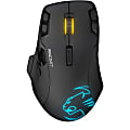 Roccat Leadr Mouse - Optical - Cable/Wireless - Radio Frequency - Black - USB 2.0 - 12000 dpi - Scroll Wheel - 14 Button(s) 1 thumbnail image