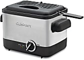 Cuisinart™ Compact Deep Fryer, 7-11/16”H x 8-1/8”W x 11-1/4”D, Silver 1 thumbnail image