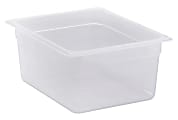 Cambro Translucent GN 1/2 Food Pans, 6"H x 10-7/16"W x 12-3/4"D, Pack Of 6 Containers 1 thumbnail image