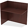 Lorell® Essentials 42"W Reception Computer Desk Return, Mahogany