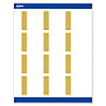 Avery® Print-To-The-Edge Labels With Sure Feed® Technology, S00-DJP-PRWMP10, Square, 2" x 2", Matte White, Preprinted Dipped Gold Edge Design, Pack Of 120 1 thumbnail image
