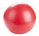 Mind Reader 65 cm Yoga Exercise Ball, Red 1 thumbnail image