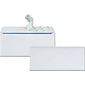 Quality Park Redi-Strip Regular Business Envelopes - Security - #10 - 4 1/8" Width x 9 1/2" Length - 24 lb - Self-sealing - Wove - 30 / Box - White 1 thumbnail image