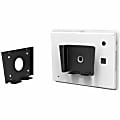 Compulocks VESA Flat Wall Mount Bracket Black - 100mm x 100mm VESA Compatible Mount, High grade Aluminum construction, Wire and Cable Management, Simple, Slim, & Secure Mounting