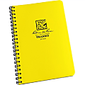 Rite in the Rain All-Weather Spiral Notebooks, Side, 4-7/8" x 7", 64 Pages (32 Sheets), Yellow, Pack Of 12 Notebooks 1 thumbnail image