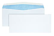 Quality Park® #10 Business Envelopes, Security, Gummed Seal, White, Box Of 500