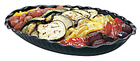 Cambro Plastic Deli Platters, Black, Pack Of 6 Platters 1 thumbnail image
