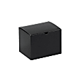 Partners Brand Black Gloss Gift Boxes 6" x 4 1/2" x 4 1/2", Case of 100