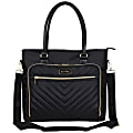 Kenneth Cole Reaction Chelsea Messenger Bag With 15" Laptop Pocket, Black 1 thumbnail image