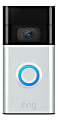 Ring Wireless 1080p HD Video Doorbell With 2-Way Talk, Satin Nickel, 8VR1SZ-SEN0 1 thumbnail image
