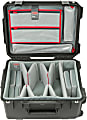 SKB Cases iSeries Protective Case With Deep Padded Dividers And Wheels, 19-1/2"H x 14-1/2"W x 9-5/8"D
