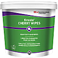 SC Johnson XL Hand Wipes, Cherry Scent, 10" x 12", White/Red, Container Of 130 Wipes 1 thumbnail image