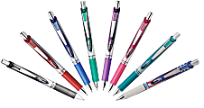 Pentel® EnerGel™ RTX Retractable Liquid Gel Pen, Medium Point, 0.7 mm, Assorted Barrel, Assorted Ink 1 thumbnail image