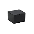 Partners Brand Black Gloss Gift Boxes 6" x 6" x 4", Case of 100