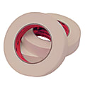 3M™ 213 Masking Tape, 3" Core, 1" x 180', Tan, Pack Of 6 1 thumbnail image