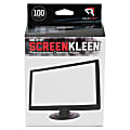 Advantus Read/Right One-Step Screen Cleaning Wipes - For Display Screen - Streak-free, Anti-static - 100 / Box 1 thumbnail image