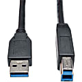 Tripp Lite USB 3.2 Gen 1 SuperSpeed Device Cable (A to B M/M) Black, 15 ft. (4.57 m), U322015BK 1 thumbnail image