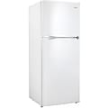 Danby Designer 10 cu. ft. Apartment Size Refrigerator - 10 ft³ - Auto-defrost - Reversible - 7.10 ft³ Net Refrigerator Capacity - 2.80 ft³ Net Freezer Capacity - 120 V AC - 297 kWh per Year - White - Smooth - Wire Shelf