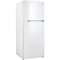 Danby Designer 10 cu. ft. Apartment Size Refrigerator - 10 ft³ - Auto-defrost - Reversible - 7.10 ft³ Net Refrigerator Capacity - 2.80 ft³ Net Freezer Capacity - 120 V AC - 297 kWh per Year - White - Smooth - Wire Shelf 1 thumbnail image