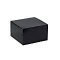 Partners Brand Black Gloss Gift Boxes 10" x 10" x 6", Case of 50