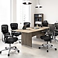 WorkPro® Motiva Office Conference Table With Wood Base, 28-11/16”H x 95-1/4”W x 42-1/16”D, Modern Hickory, Standard Delivery 1 thumbnail image