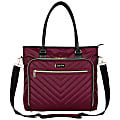 Kenneth Cole Reaction Chelsea Messenger Bag With 15" Laptop Pocket, Burgundy 1 thumbnail image