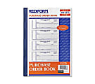 Rediform 2-Part Purchase Order Book - 400 Sheet(s) - Stapled - 2 Part - Carbonless Copy - 2 3/4" x 7" Sheet Size - Blue Print Color - 1 Each 1 thumbnail image