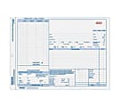Rediform 3-part Auto Repair Order Forms - 3 PartCarbonless Copy - 11" x 8 1/2" Sheet Size - Assorted Sheet(s) - Blue Print Color - 50 / Pack 1 thumbnail image