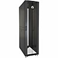 VERTIV VR Rack Rack Cabinet - For Rack, Server - 48U Rack - Floor Standing Enclosed Cabinet - Black - Steel - 2998.29 lb Maximum Weight Capacity 1 thumbnail image