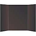 Office Depot® Brand 2-Ply Tri-Fold Project Board, 36" x 48", Black