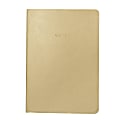 Gartner Studios® Faux Leather Journal, 5 1/2" x 8", 180 Pages (90 Sheets), Gold