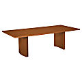 Basyx™ Rectangular Conference Table Top With Dropped Edge, 1 1/8"H x 96"W x 44"D, Bourbon Cherry