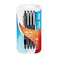 Paper Mate® InkJoy™ 500 RT Retractable Pens, Medium Point, 1.0 mm, Black Barrels, Black Ink, Pack Of 4
