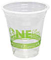 Karat Earth PLA Plastic Cups, 12 Oz, Clear, Pack Of 1,000 Cups