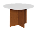 Basyx™ X-Base For 48" Round Conference Table, 29 1/8"H, Cherry
