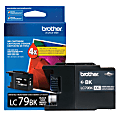 Brother® LC109 Black Super-High-Yield Ink Cartridge, LC109BK, LC79BKS