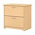Bush Furniture Cabot 30"D Lateral 2-Drawer File Cabinet, Natural Maple, Delivery 1 thumbnail image