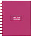 TUL® Discbound Monthly Teacher Planner, Letter Size, Pink, July 2021 To June 2022
